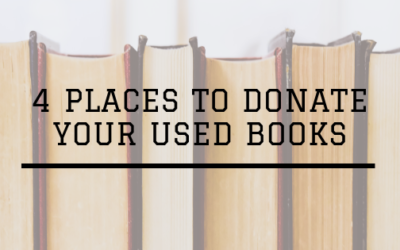 4 Places to Donate Your Used Books